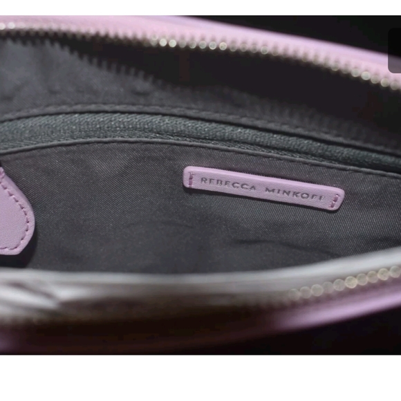 Rebecca Minkoff Leather Zip Wristlet Power Girl - Picture 3 of 4